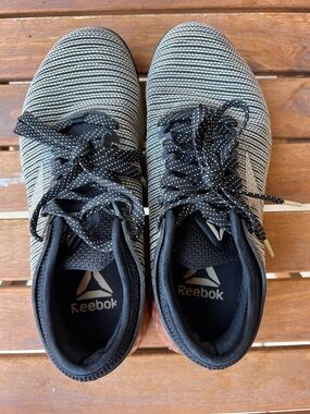Reebok Nano 9 Crossfit Training Shoes Black Gum Light Sand Size 7